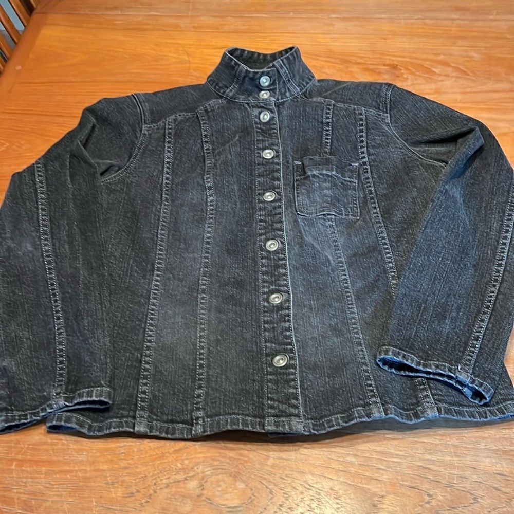 Chico’s Platinum Jeans Jacket
